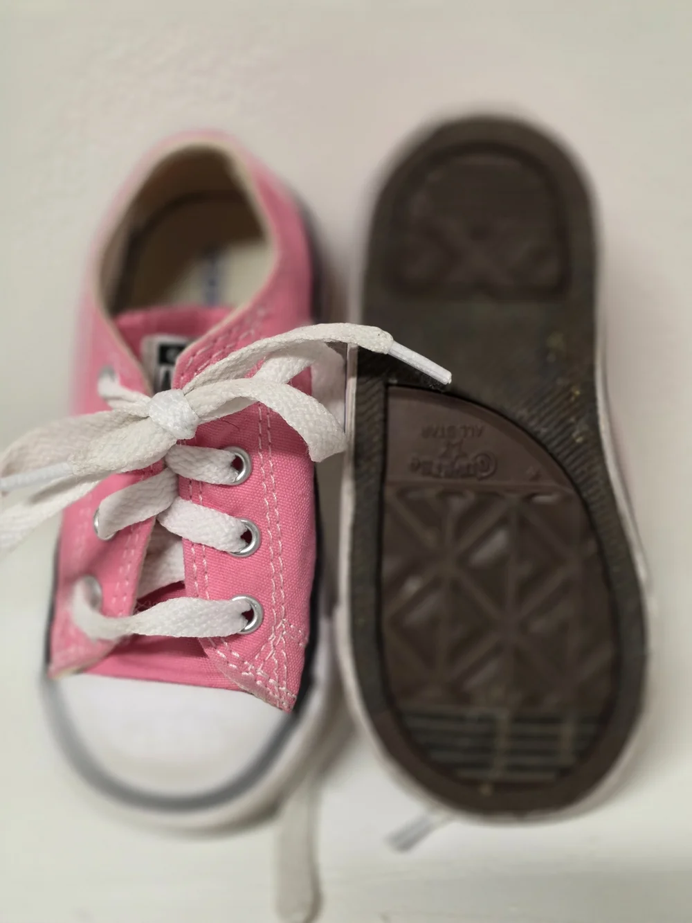 Converse Toddler Girls Pink Low-Top Sneakers